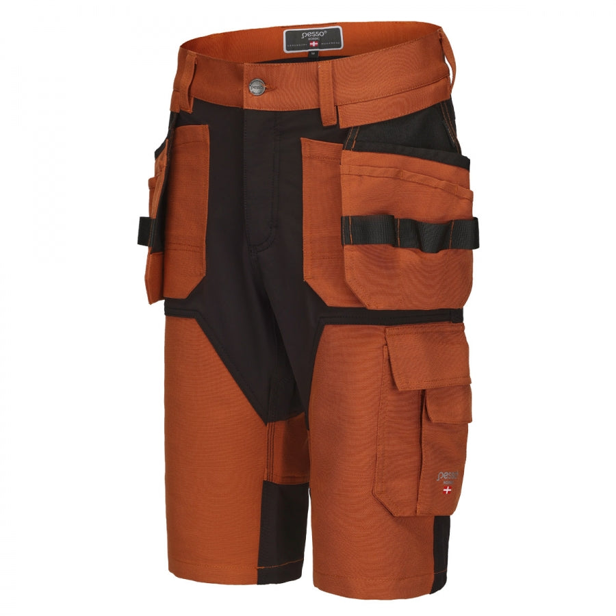 KB125BR, Workwear shorts Pesso Titan Flexpro 125, Brown