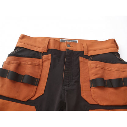 KB125BR, Workwear shorts Pesso Titan Flexpro 125, Brown