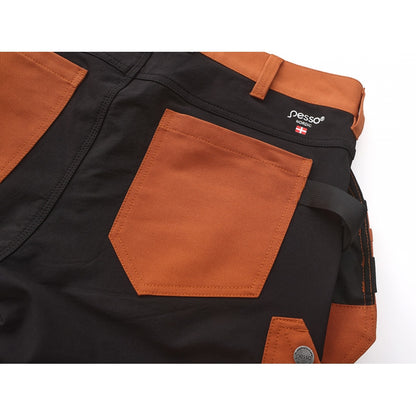 KB125BR, Workwear shorts Pesso Titan Flexpro 125, Brown