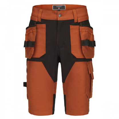 KB125BR, Workwear shorts Pesso Titan Flexpro 125, Brown