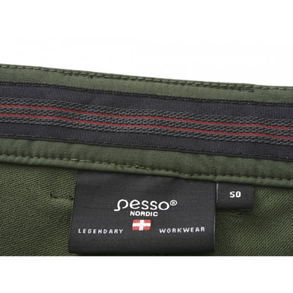 KD185_OG, Workwear trousers Pesso Nexus Flexpro 185, Olive Green