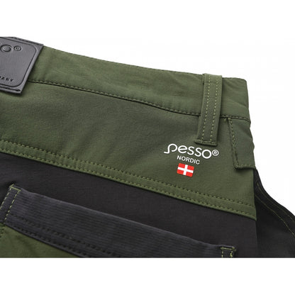 KD185_OG, Workwear trousers Pesso Nexus Flexpro 185, Olive Green