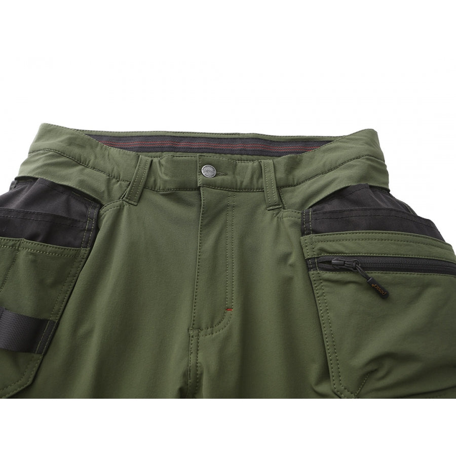 KD185_OG, Workwear trousers Pesso Nexus Flexpro 185, Olive Green