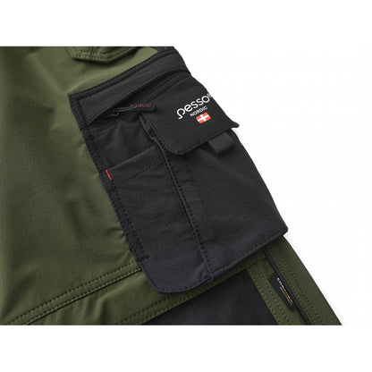 KD185_OG, Workwear trousers Pesso Nexus Flexpro 185, Olive Green