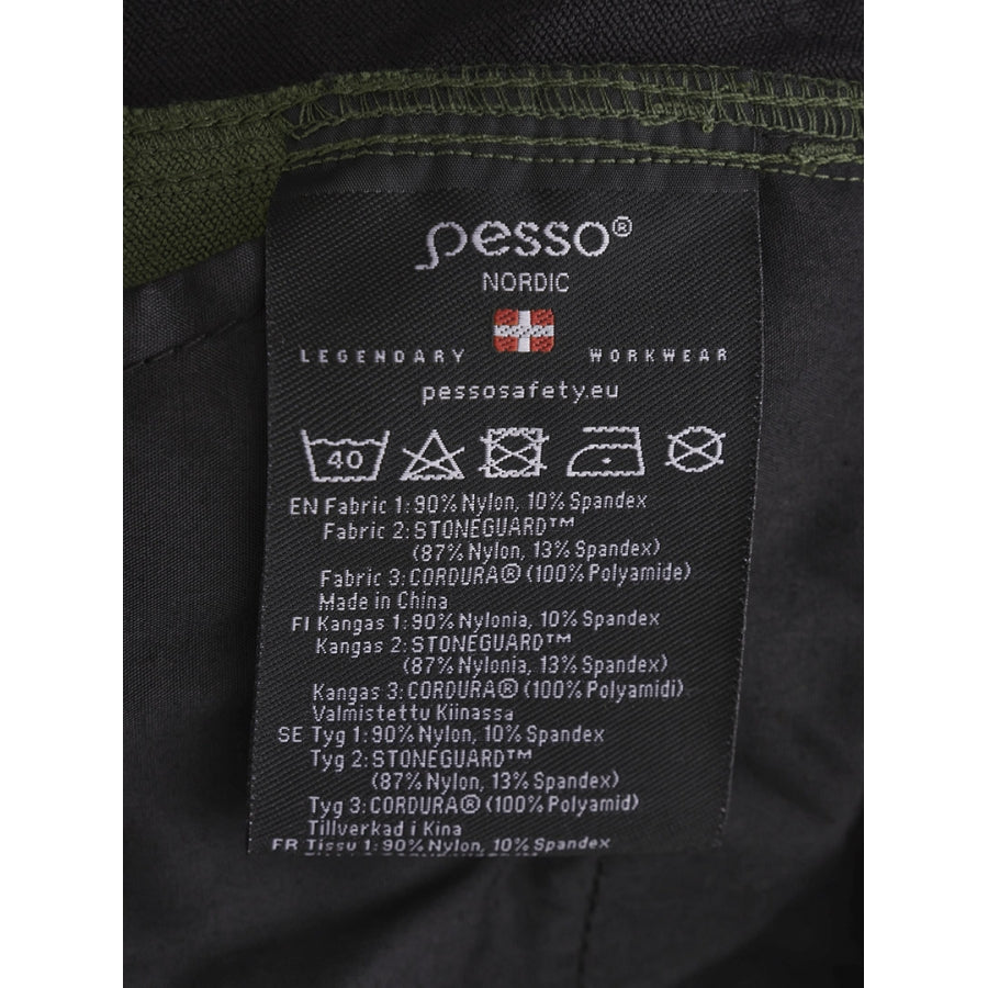 KD185_OG, Workwear trousers Pesso Nexus Flexpro 185, Olive Green