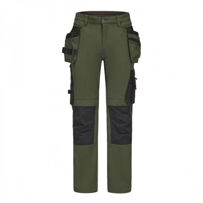 KD185_OG, Workwear trousers Pesso Nexus Flexpro 185, Olive Green
