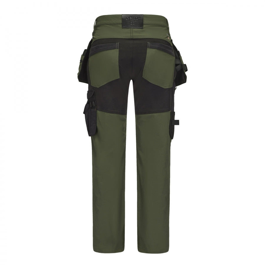 KD185_OG, Workwear trousers Pesso Nexus Flexpro 185, Olive Green