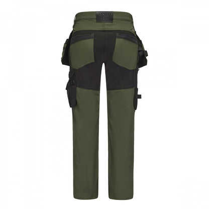 KD185_OG, Workwear trousers Pesso Nexus Flexpro 185, Olive Green