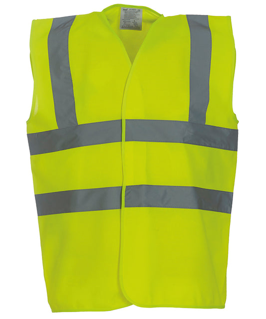 YK001, Hi-vis 2-band-and-braces waistcoat (HVW100)
