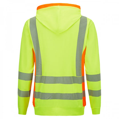 FL08_HV, Zip through Hoodie Pesso FL08_HV, yellow/orange