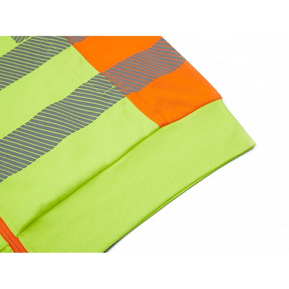 FL08_HV, Zip through Hoodie Pesso FL08_HV, yellow/orange