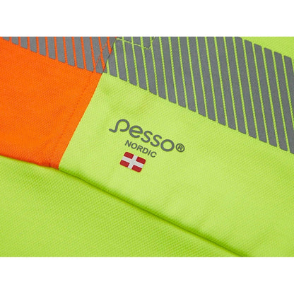 FL08_HV, Zip through Hoodie Pesso FL08_HV, yellow/orange